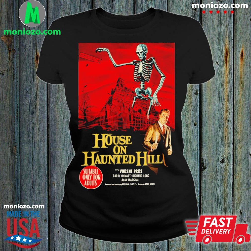House on Haunted Hill 1959 Restored Poster T-Shirts