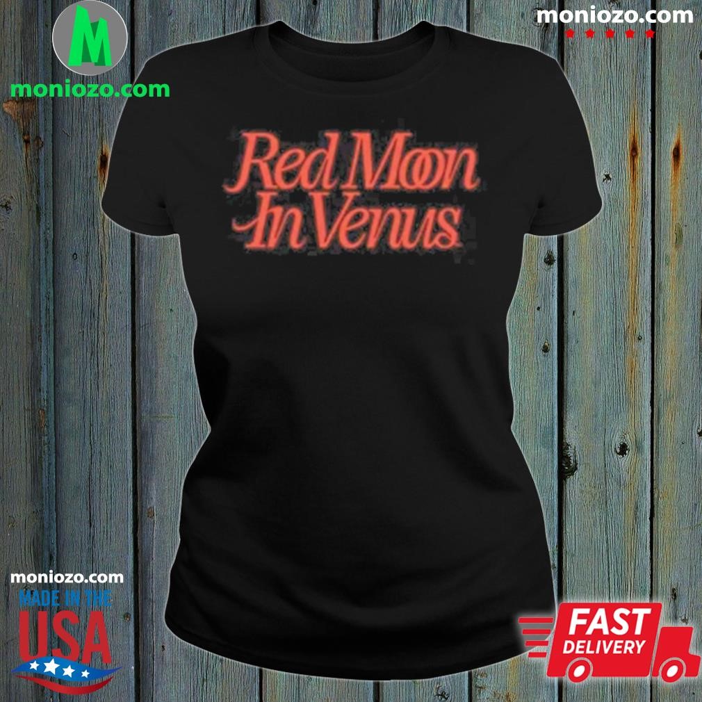 KalI uchis merch red moon in venus gray shirt