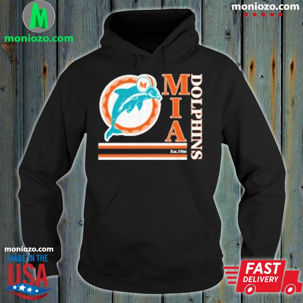 MiamI dolphins NFL helmet aqua wordmark logo triblend shirt hoodie.jpg