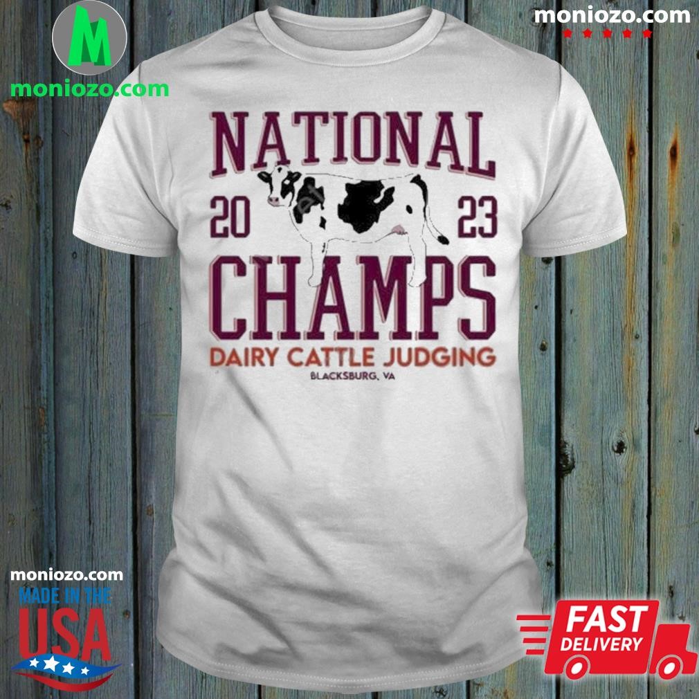 Official The Swva Shop National 2023 Champs Dairy Cattle Judging Shirt