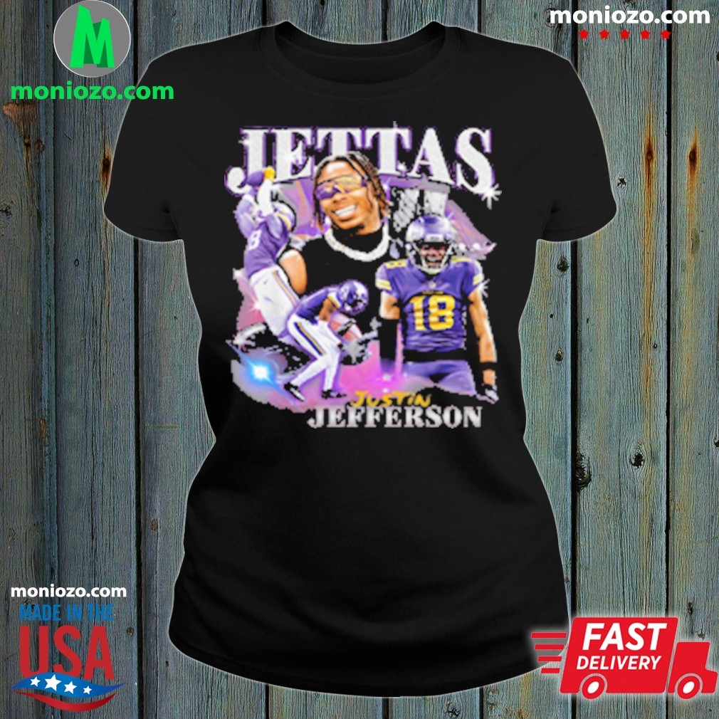Official Minnesota Vikings Justin Jefferson Jetta T-Shirt