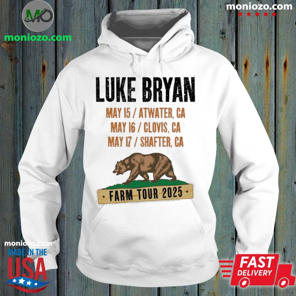 Official Luke Bryan May 15-16-17, 2025 Farm Tour hoodie
