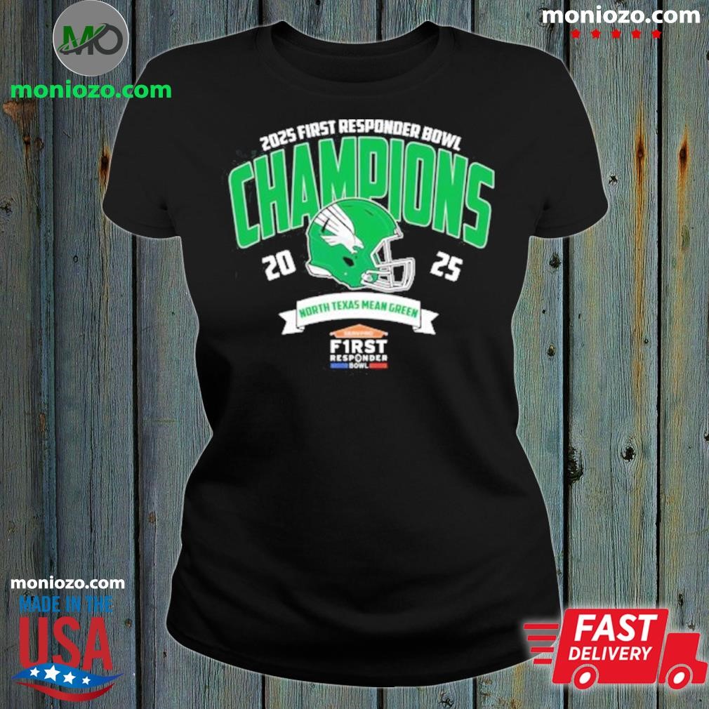 Official North Texas Mean Green Football Champions 2025 Servpro First Responder Bowl NCAA College Football Perfect Shirt