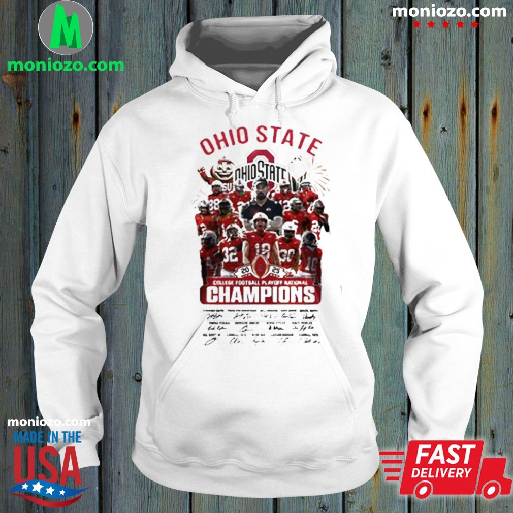 Official Ohio State Buckeyes College Football National Champions Signature hoodie