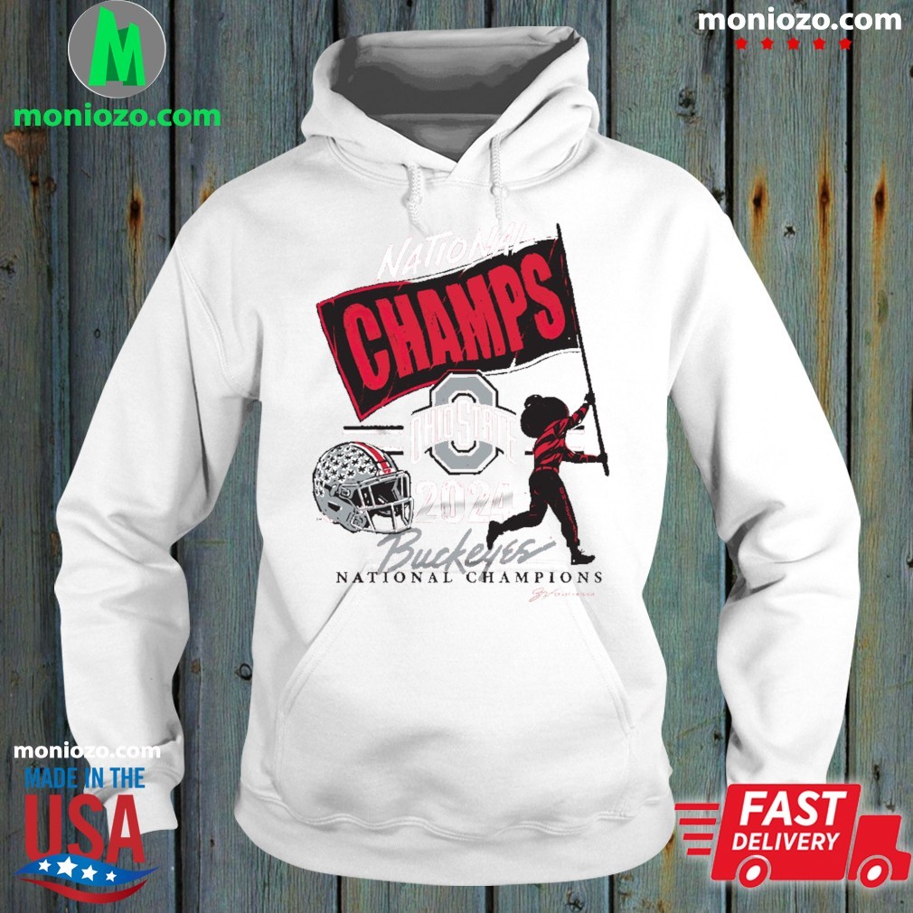 Official Ohio State National Champs 2024 Flag hoodie