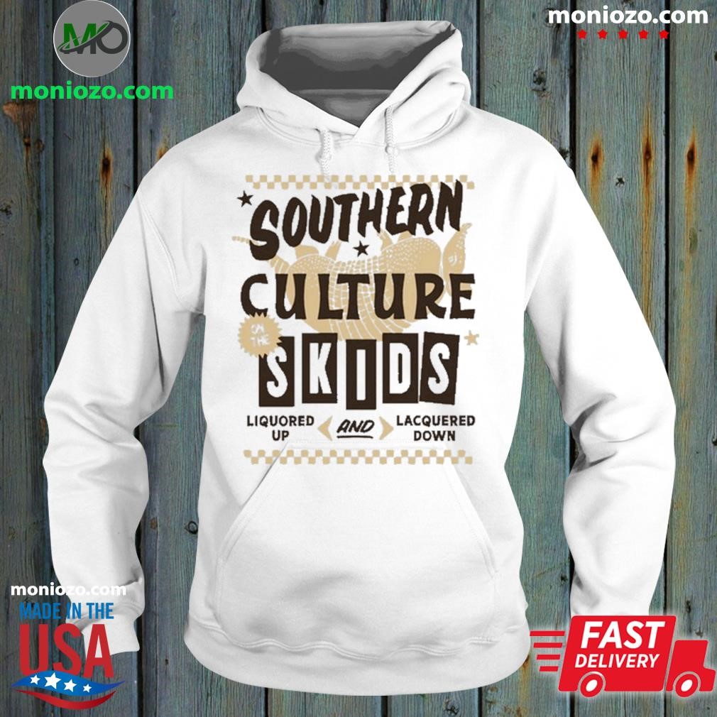 Official Southern Culture On The Skids Liquored Up and Lacquered Down Armadillo New hoodie