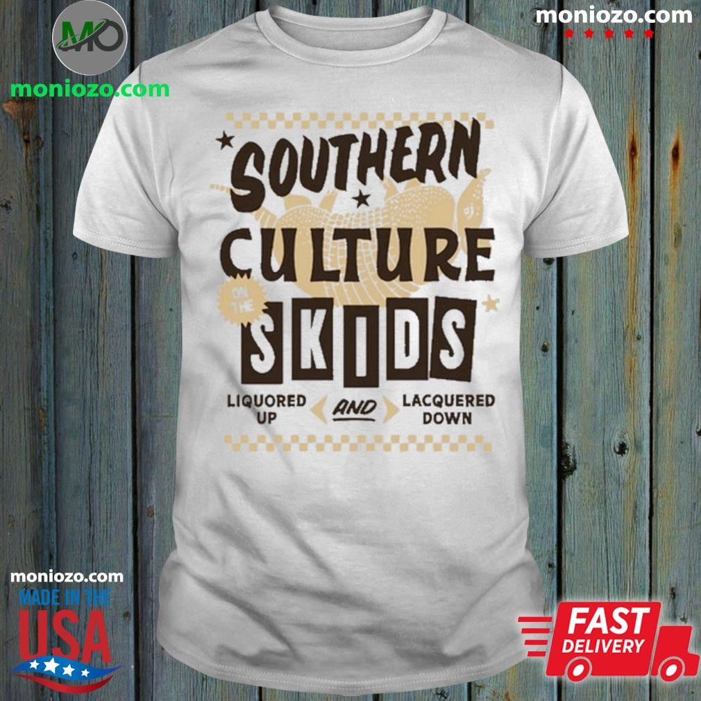 Official Southern Culture On The Skids Liquored Up and Lacquered Down Armadillo New shirt
