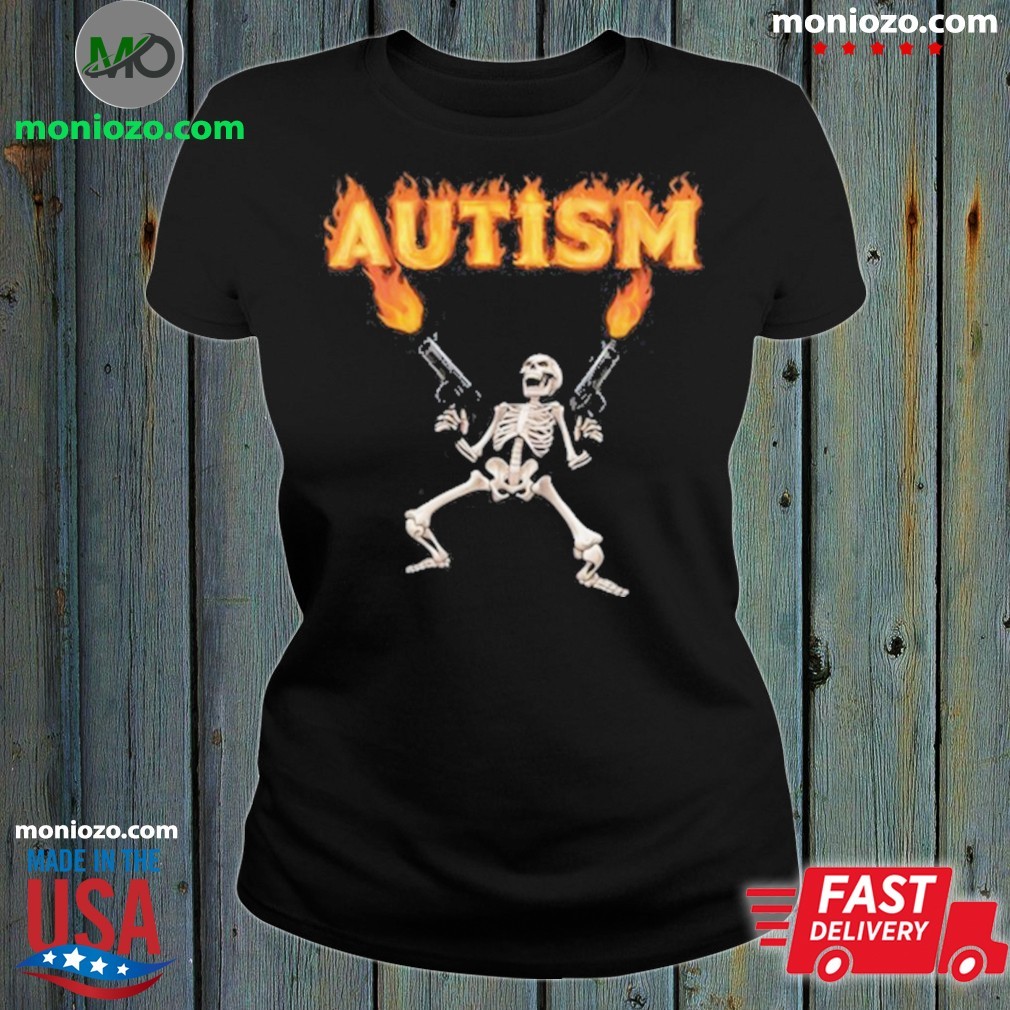 Official Autism Skeleton Funny T-shirts