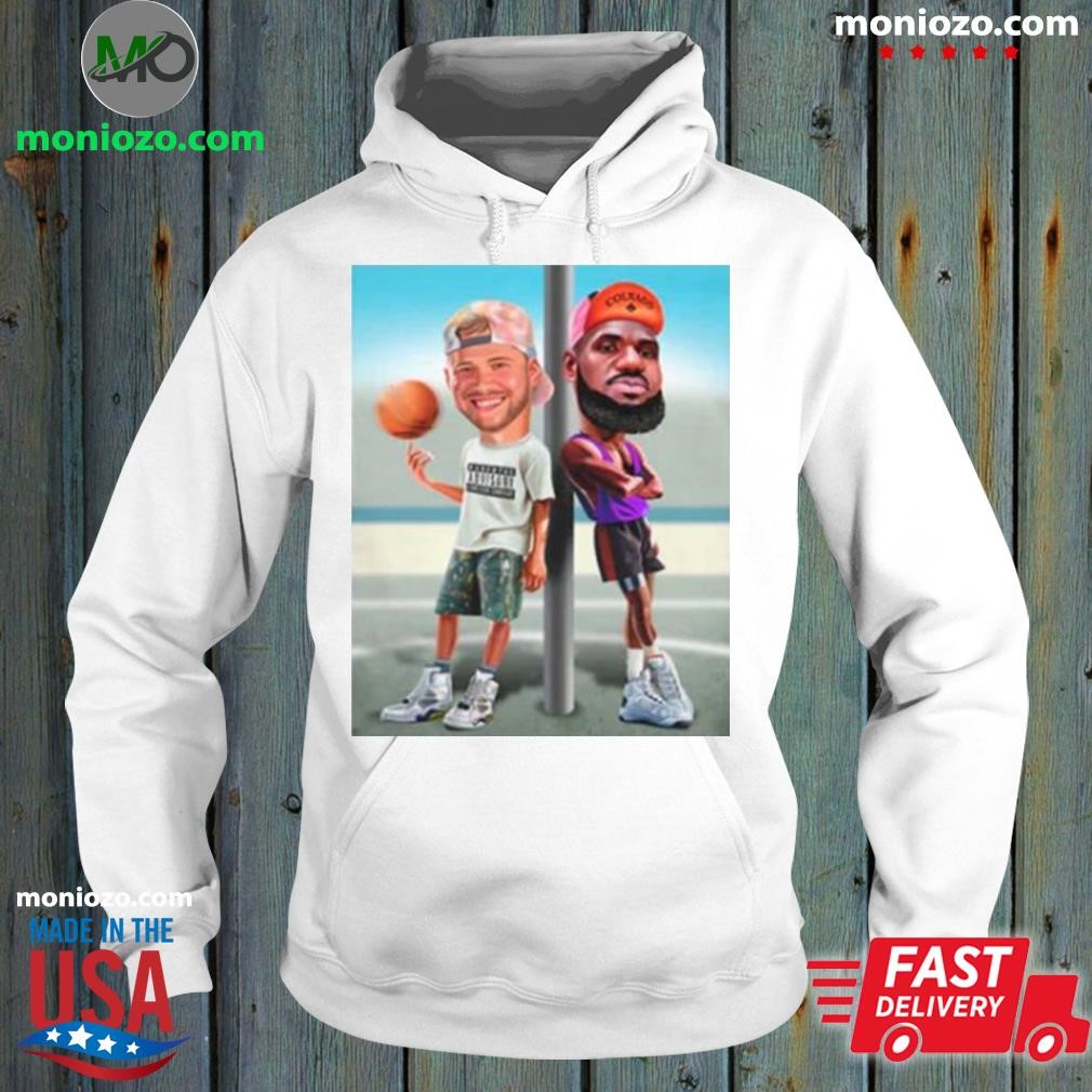 Official Luka Doncic And Lebron James Los Angeles Lakers NBA hoodie