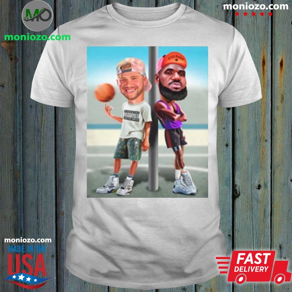 Official Luka Doncic And Lebron James Los Angeles Lakers NBA shirt