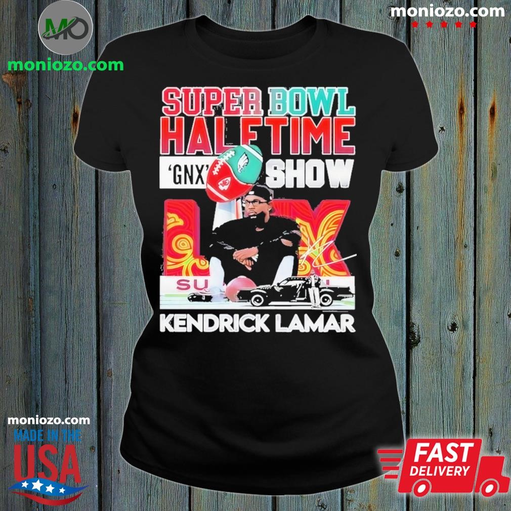 Official Super Bowl LIX Halftime Show Kendrick Lamar Signature Unisex ladies tee
