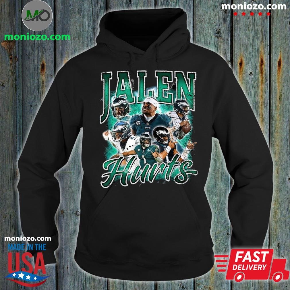 Official Team Jalen Hurts Jalen Hurts Last Name 90s Unisex hoodie
