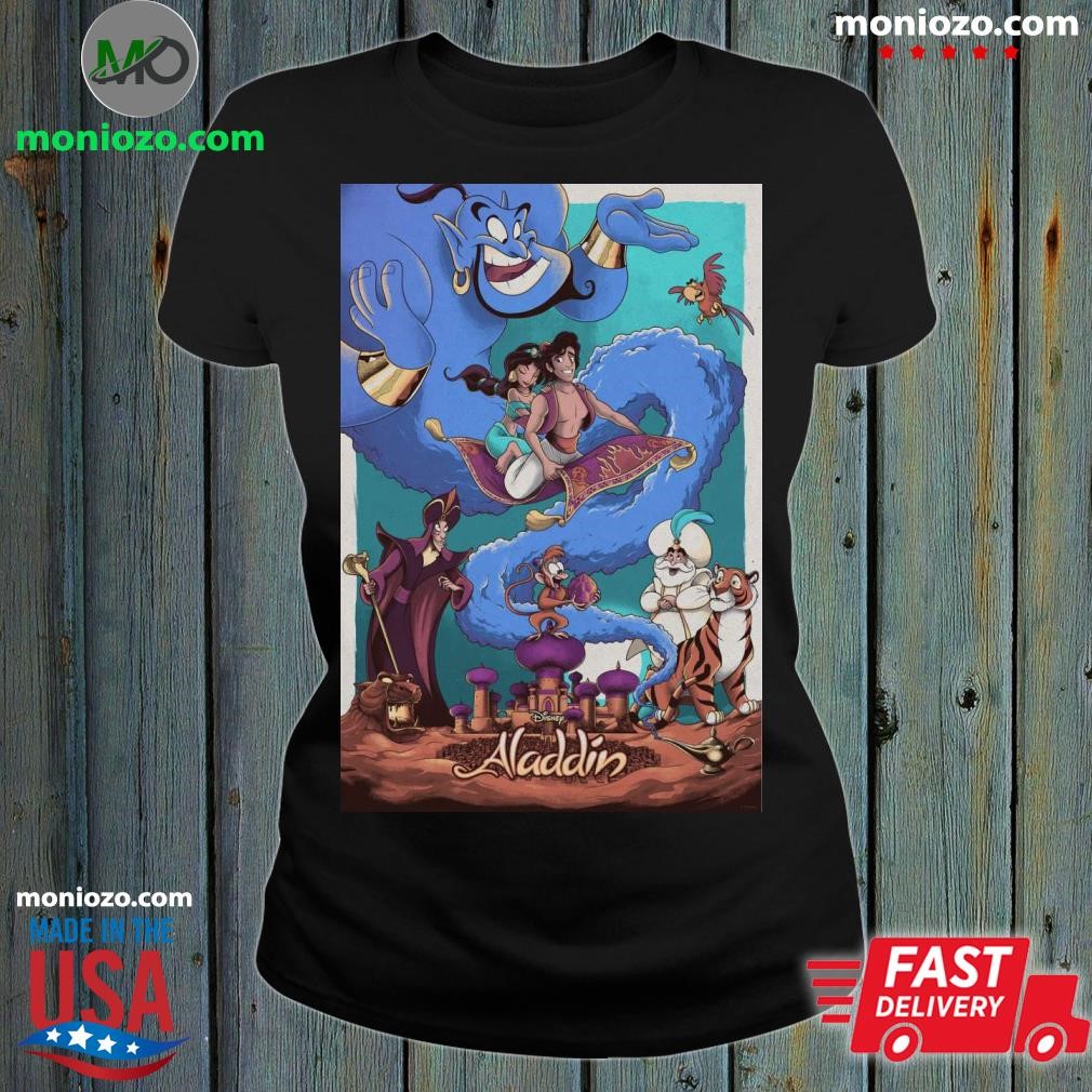Original Mark Bell Aladdin Foil Variant Poster 2025 ladies tee