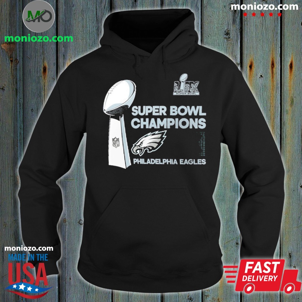 Original Super Bowl LIX  Trophy Room Philadelphia Eagles Champions Cup Nfl hoodie