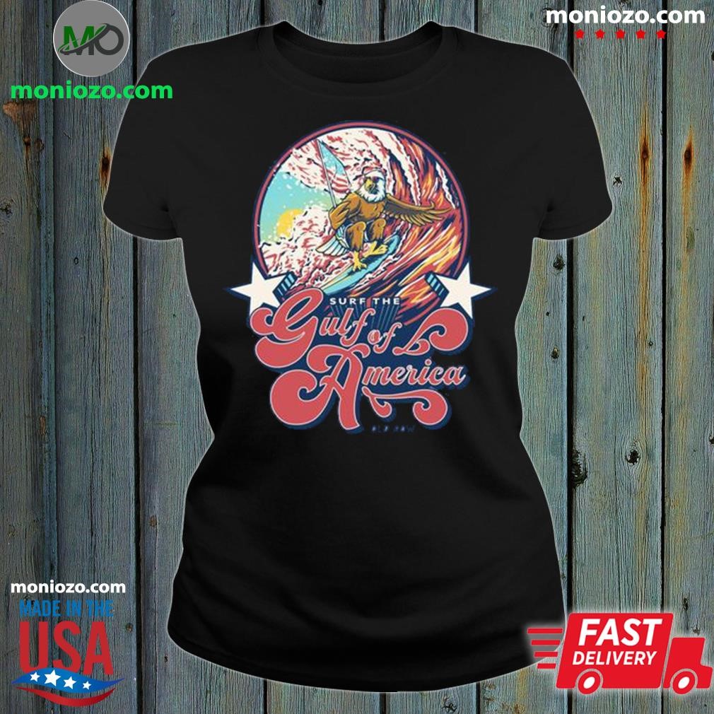 Original Surf The Gulf Of America Old Row ladies tee