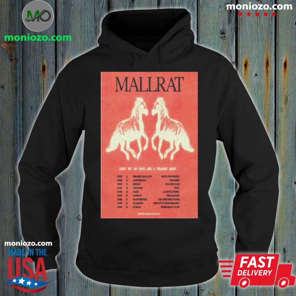 Premium Mallrat 2025 Show Poster Denim Prophecy hoodie