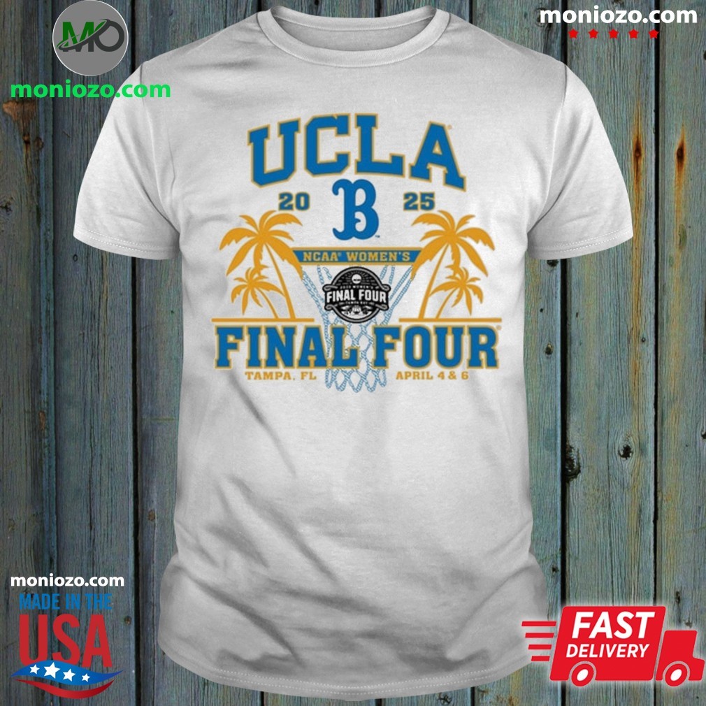 Official UCLA Bruins White 2025 NCAA Women's Final Four Tampa Fl April 4 6 Basketball Final Four Shirt Official UCLA Bruins White 2025 NCAA Women's Final Four Tampa Fl April 4 6 Basketball Final Four Shirt